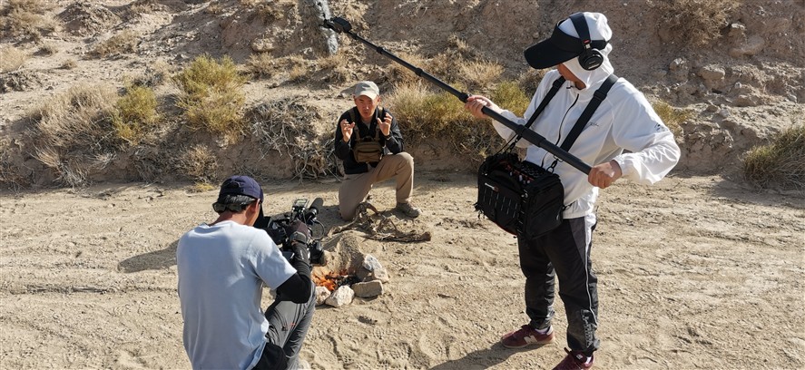 Foshan filming crew and production setup